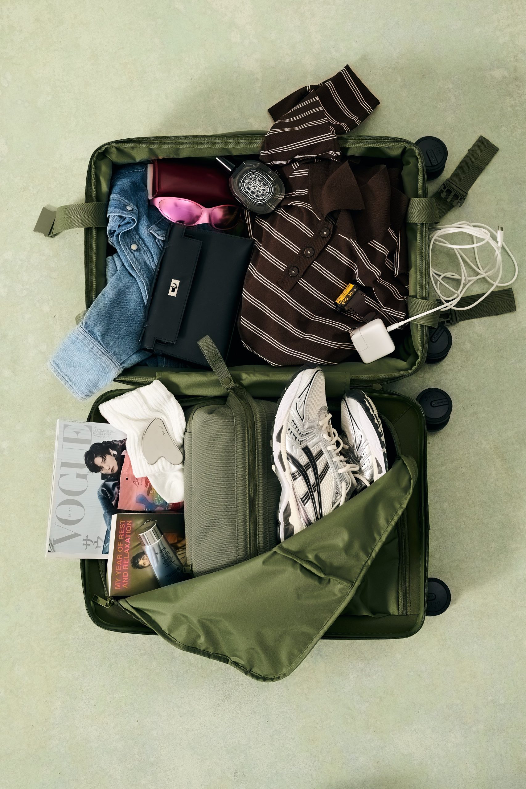 The Carry-On Roller in Olive - Image 3