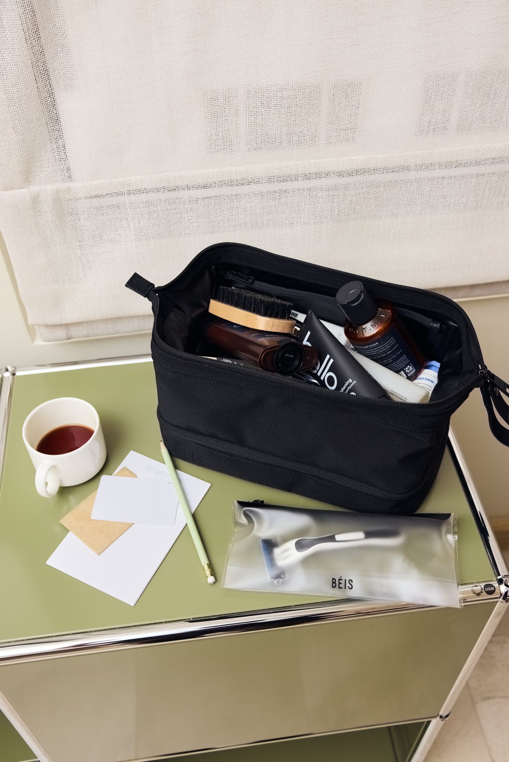 The Dopp Kit in Black - Image 3