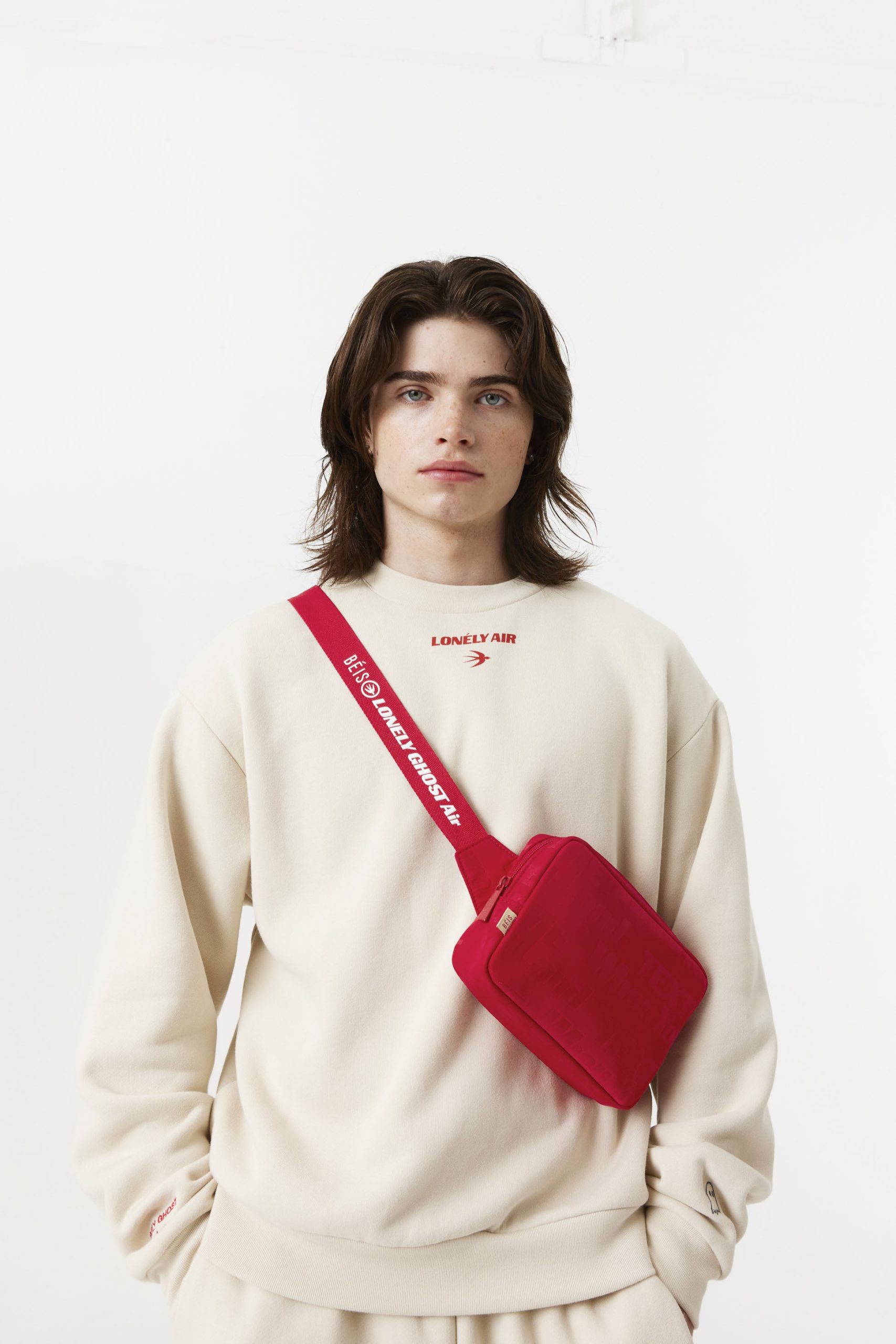The Belt Bag in Text Me Red - Image 5