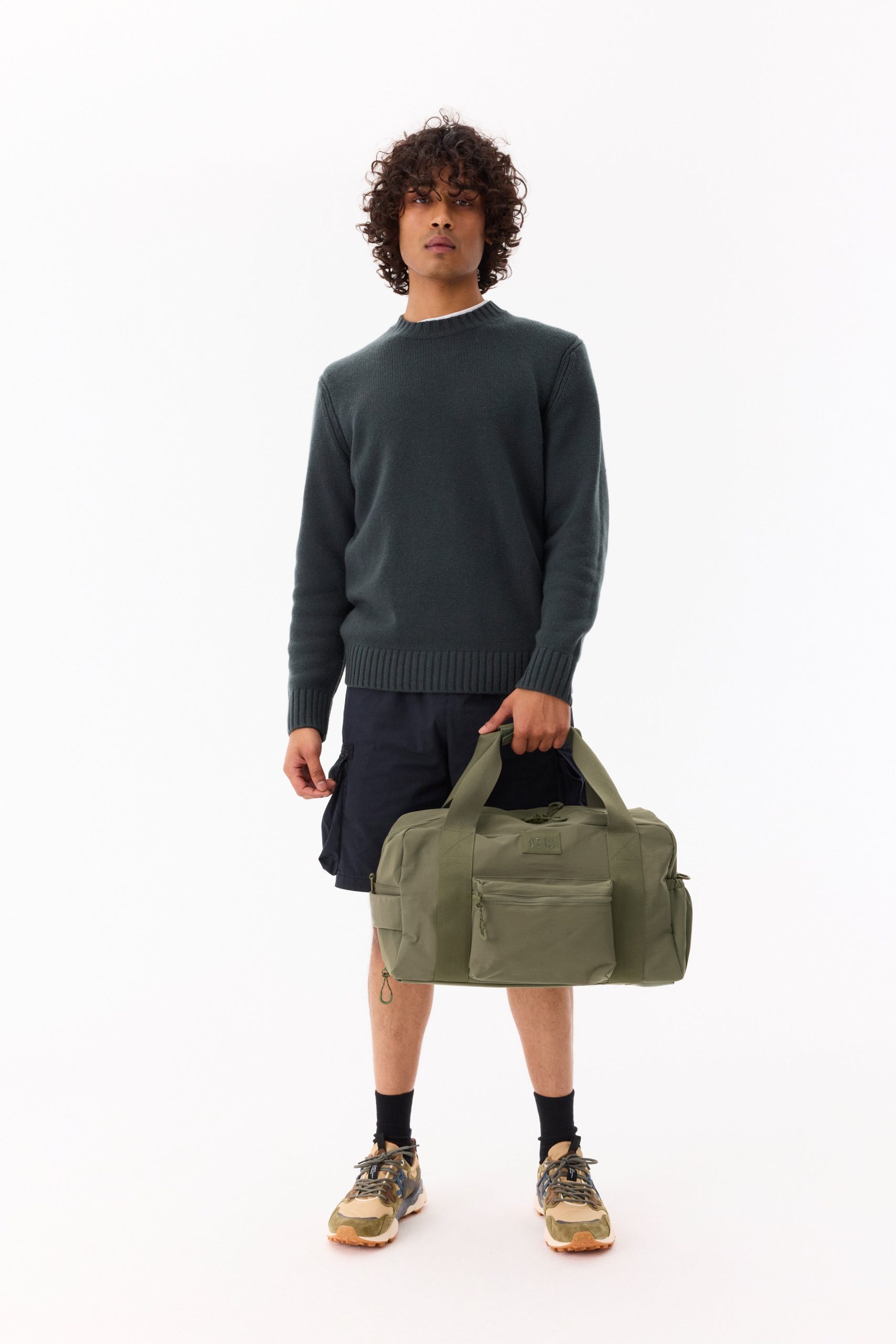 The Sport Duffle Backpack in Olive - Image 5