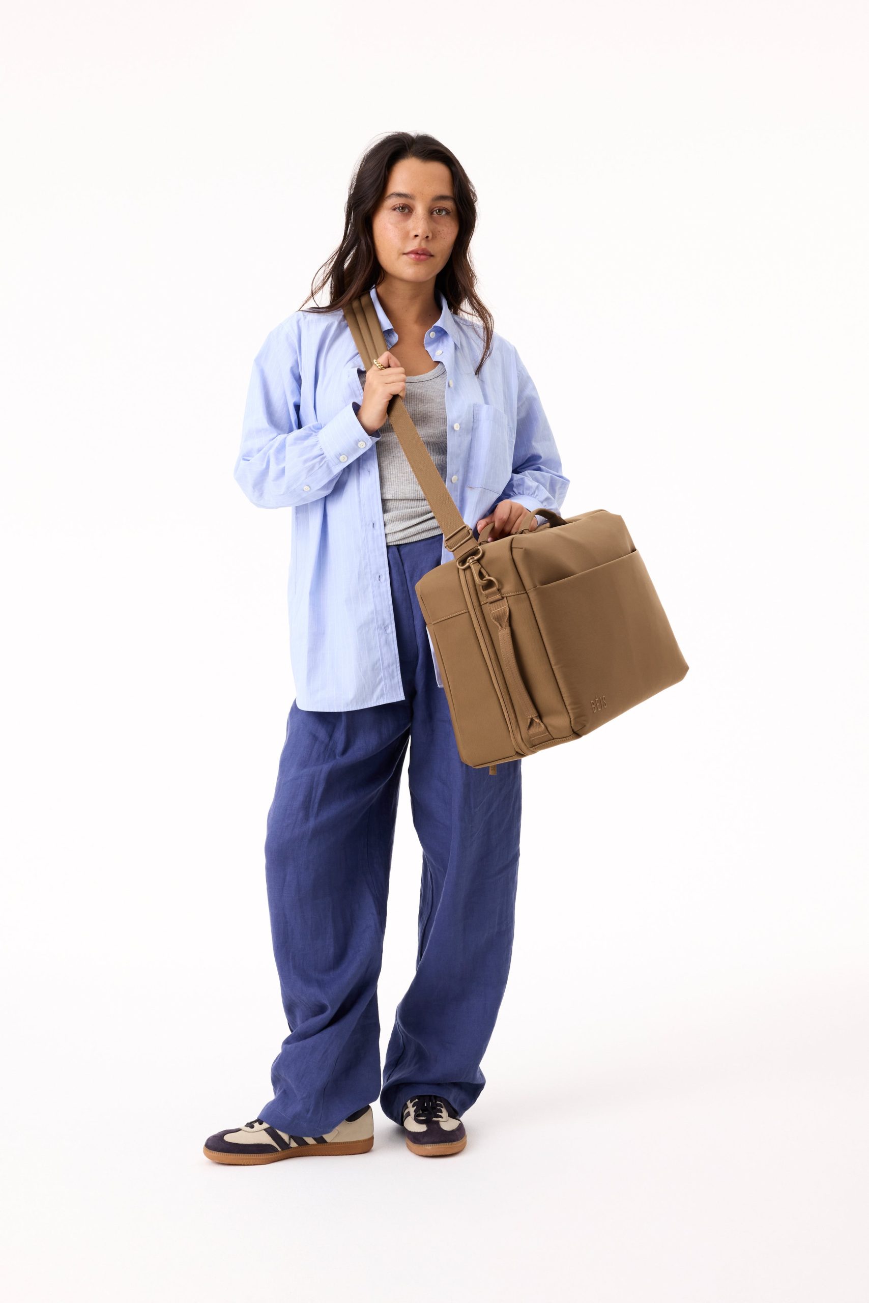 The Ultimate Travel Duffle in Camel - Image 4