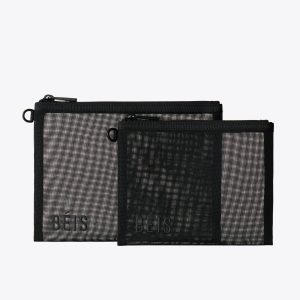 The Mesh Pouch Duo in Black