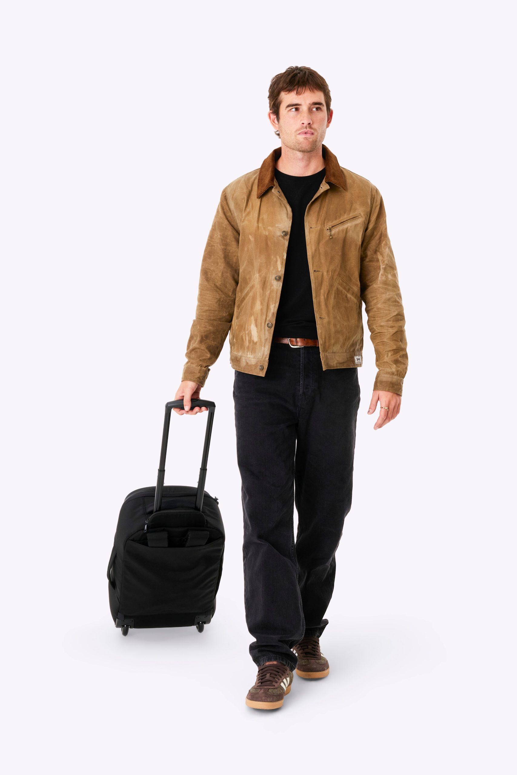 The Pro Rolling Backpack in Black - Image 4