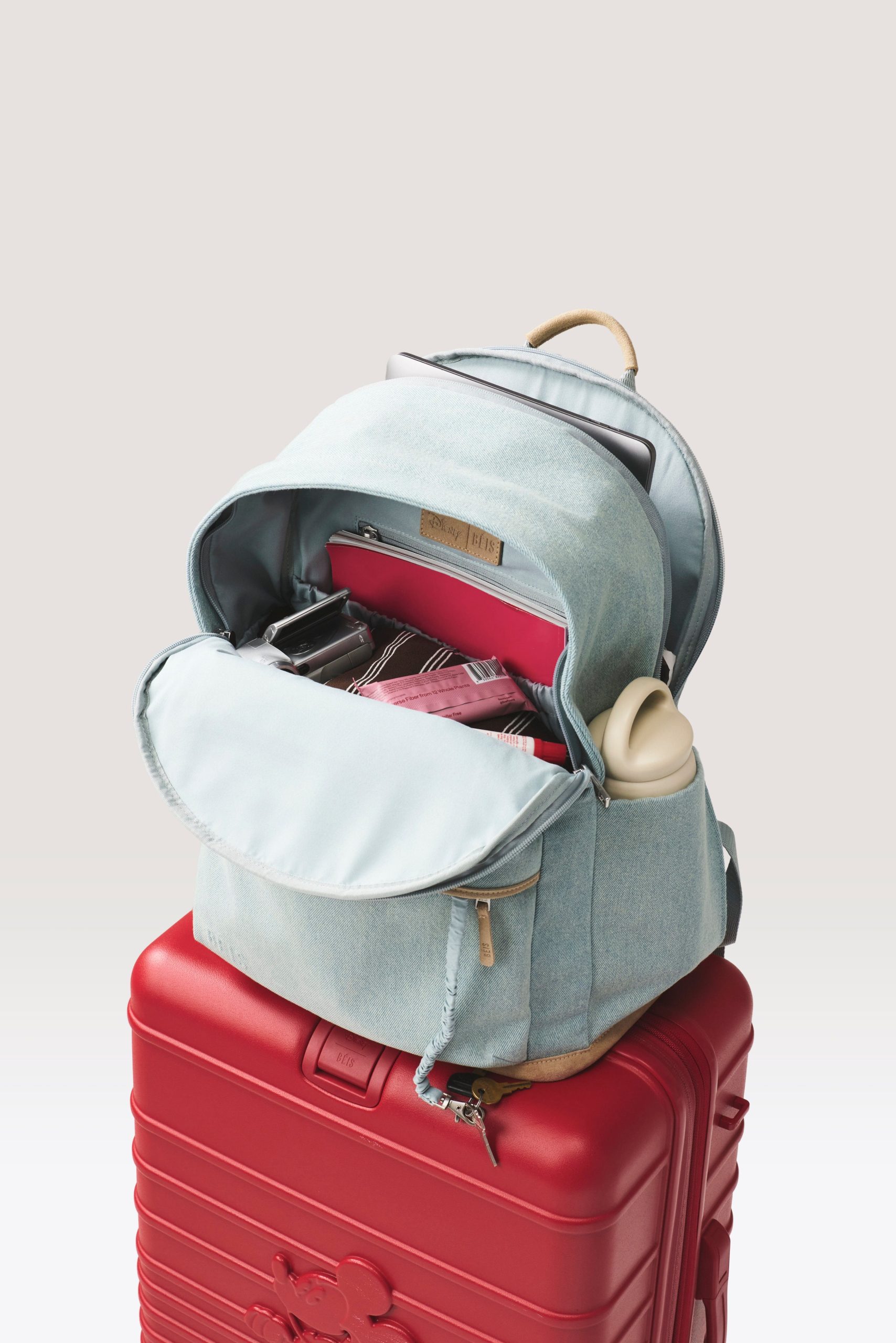 The Disney Backpack in Blue Jeans - Image 2