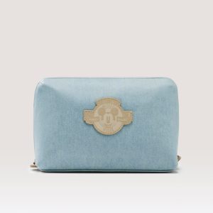 The Disney Medium Cosmetic Pouch in Blue Jeans