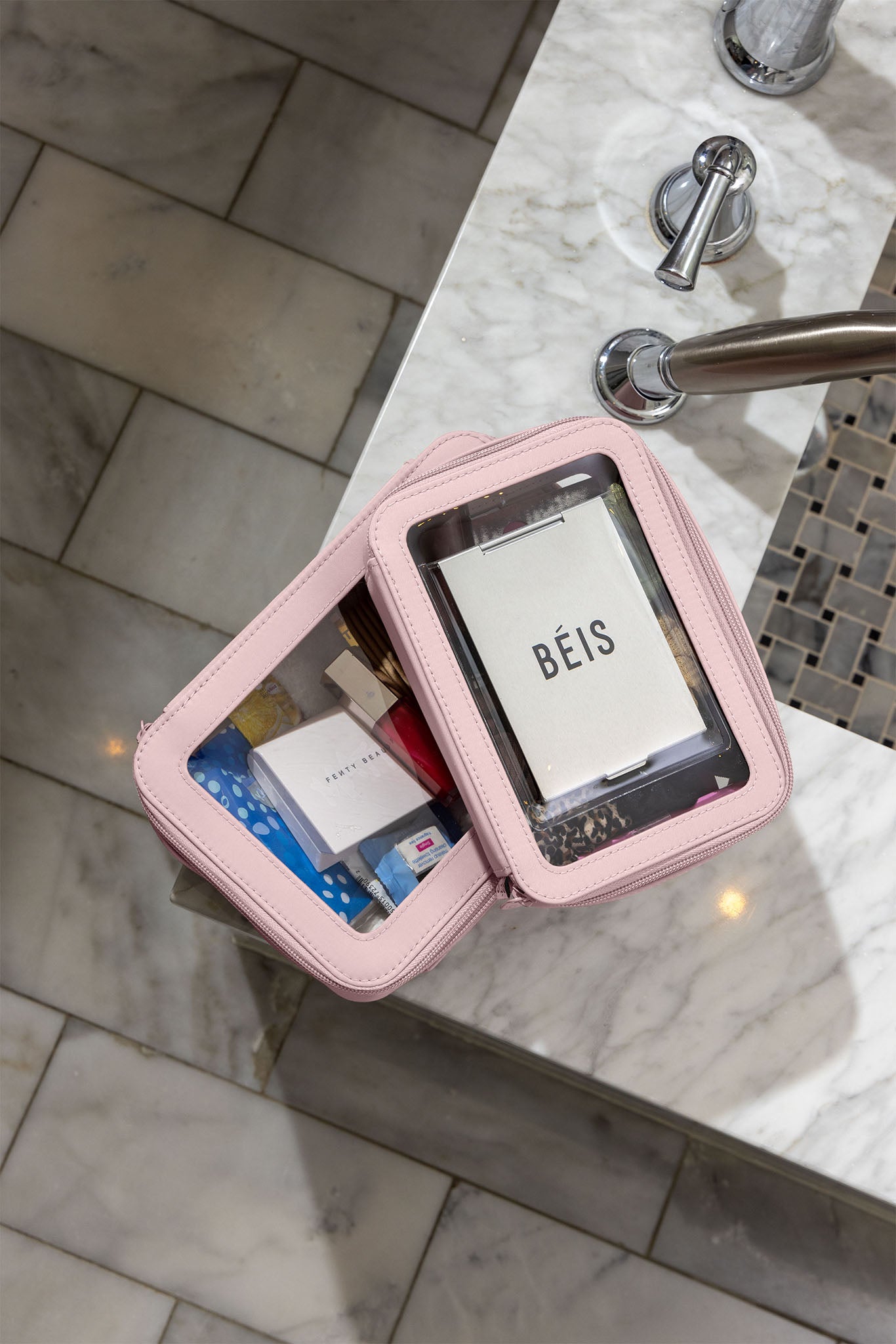 The In Flight Cosmetic Set in Atlas Pink - Image 5