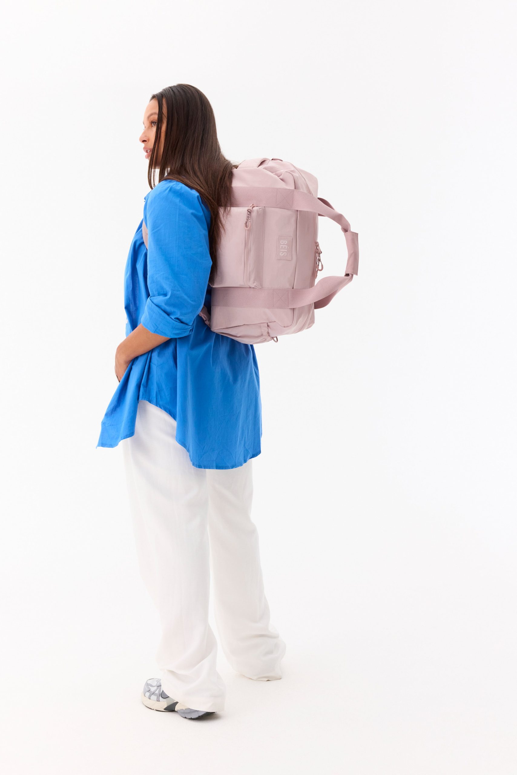 The Sport Duffle Backpack in Atlas Pink - Image 4