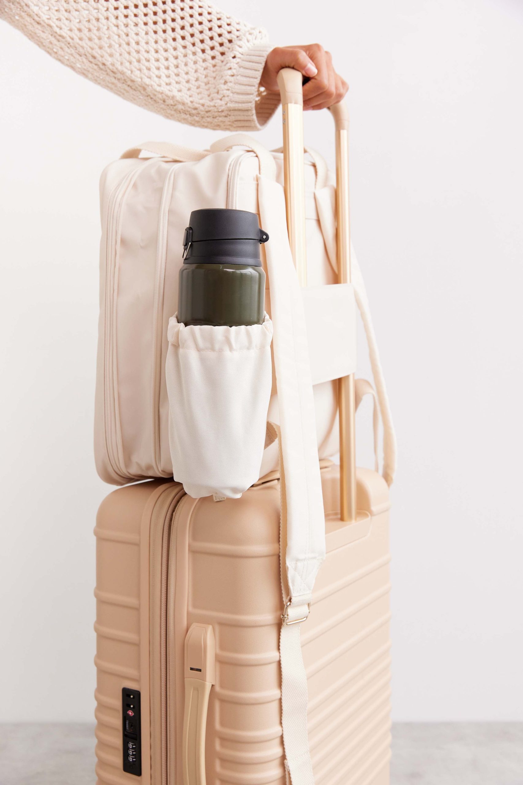The Expandable Backpack in Beige - Image 10