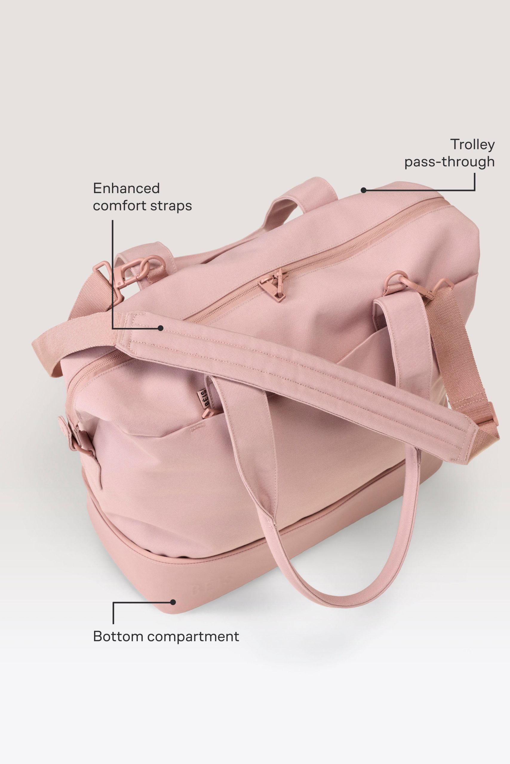 The Mini Weekender in Atlas Pink - Image 2